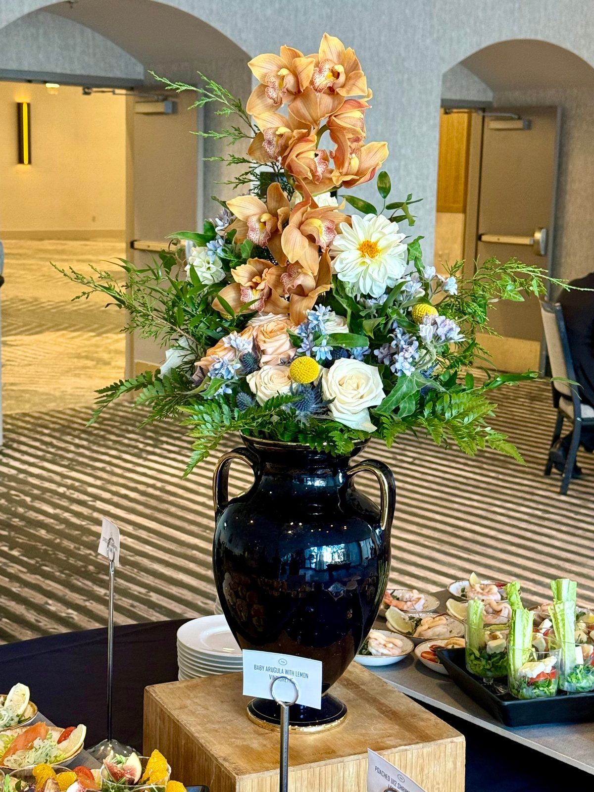 Sheraton open house floral installation