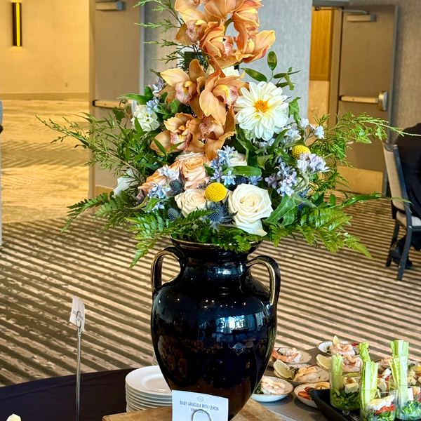 Grand orchid event arrangement